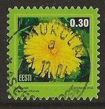 Estland 39, paardebloem, Verzenden, Overige landen, Gestempeld