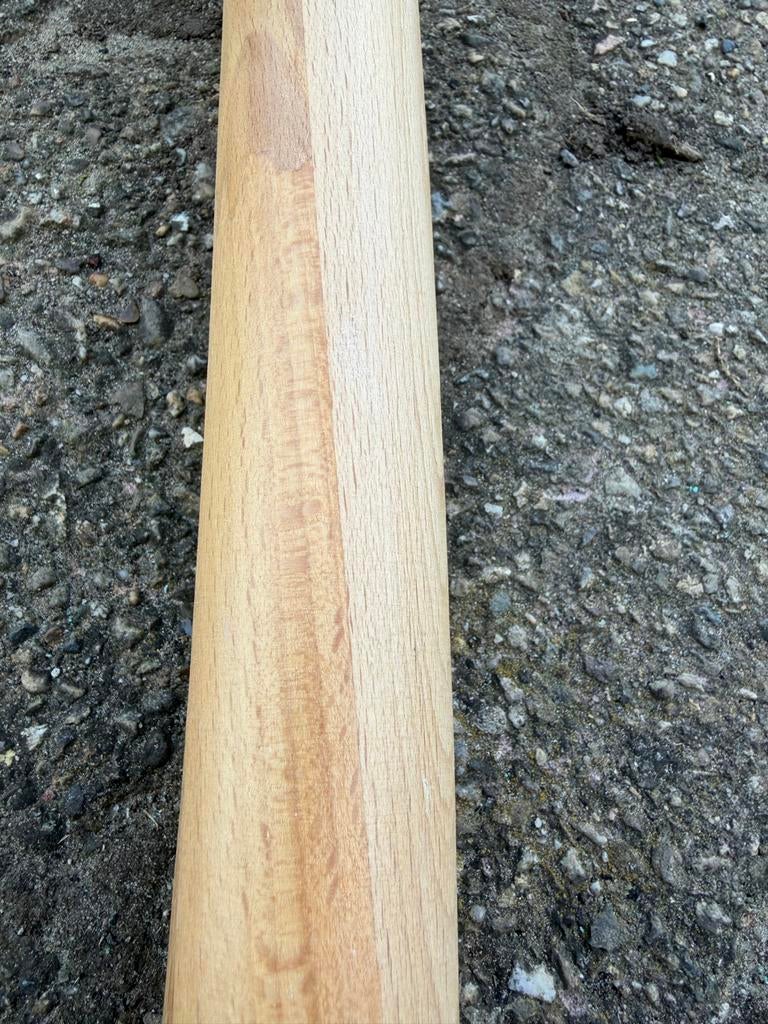 Beuken trapleuning rond 38 mm diameter, lengte 2,23 m, Ophalen, 25 tot 50 mm, Overige typen, Nieuw