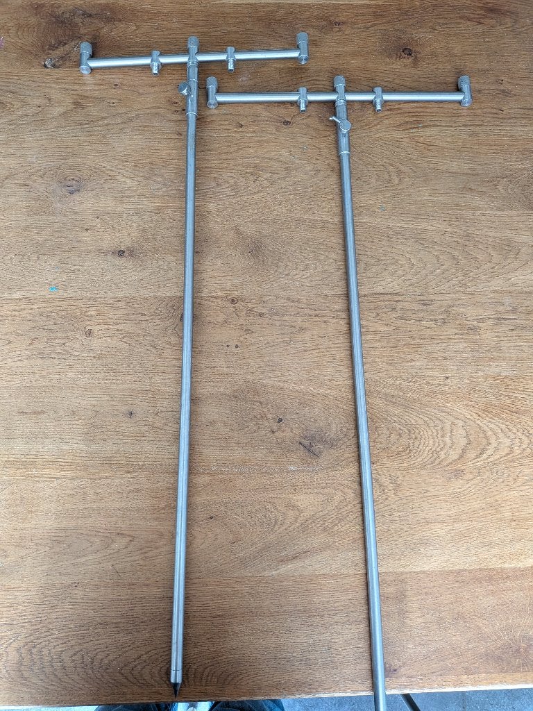 Bankstick RVS, goalpost, buzzerbars, Watersport en Boten, Ophalen, Zo goed als nieuw, Complete set