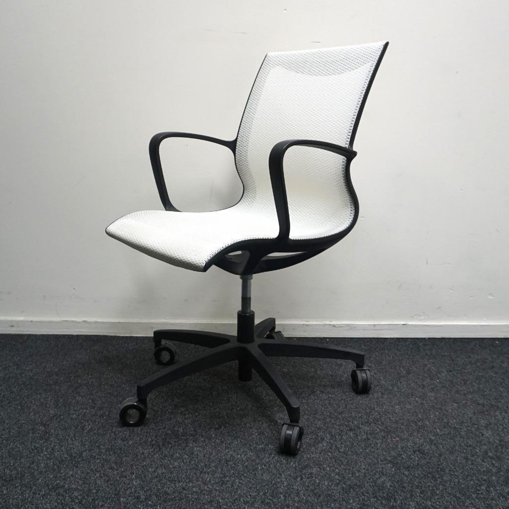 Sitland Soul Air Vergaderstoelen | Netweave | Wit / Zwart, Kunststof, Gebruikt, -, Wit