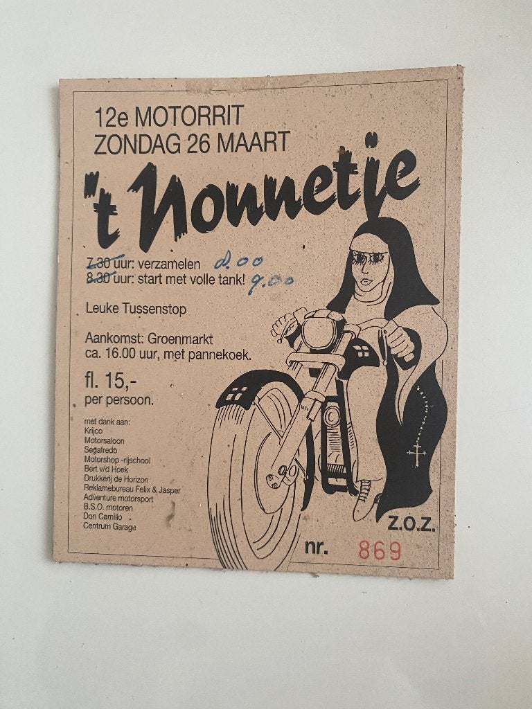Motorrit ‘ t Zonnetje Amersfoort., Verzenden, 1980 tot heden, Gelopen, Utrecht