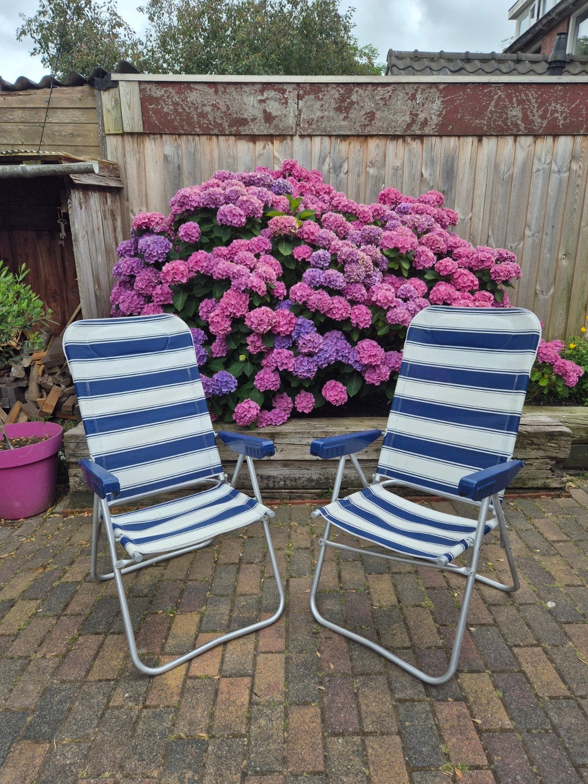 Leuke tuin of camping stoelen, Ophalen, Gebruikt, Campingstoel