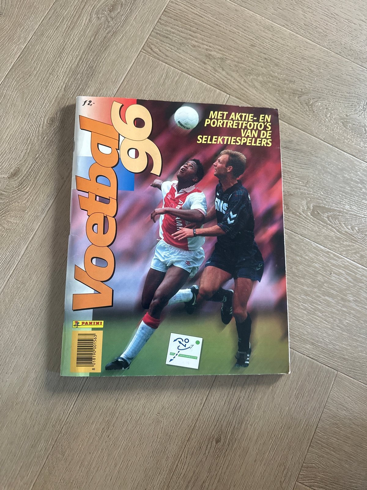 Panini Voetbal 96 Stickerboek compleet met drie keer Ronaldo, Ophalen of Verzenden, Gebruikt, Overige binnenlandse clubs, Boek of Tijdschrift