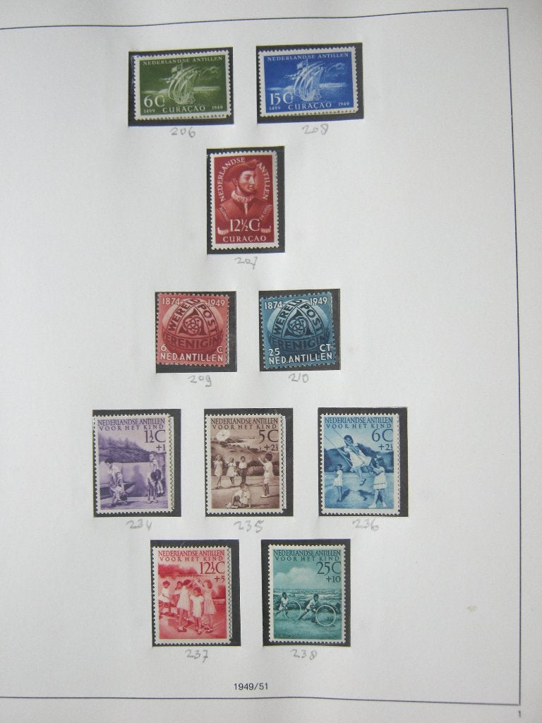 Nagenoeg complete verzameling Ned. Antillen 1949/1984 -LEES-, Postzegels en Munten, Ophalen of Verzenden, Nederland en Buitenland