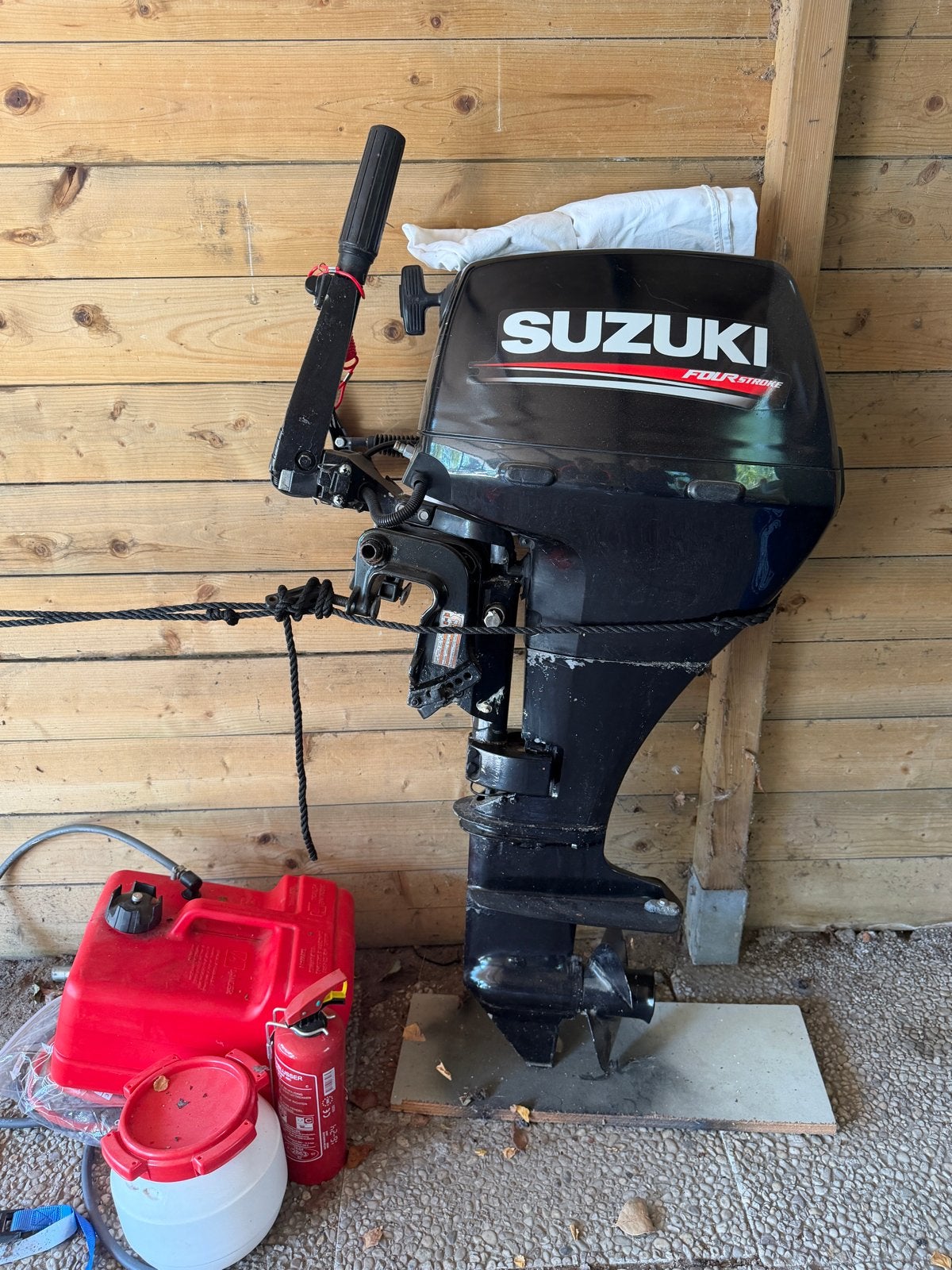 Suzuki FourStroke 15 pk Buitenboordmotor kortstaart, Ophalen, 10 tot 30 pk, Gebruikt, Viertaktmotor