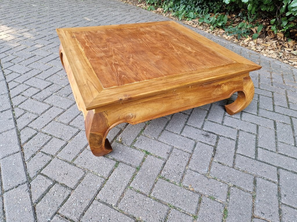 Salontafel (opiumtafel), Huis en Inrichting, Tafels | Salontafels, Ophalen, 100 tot 150 cm, Koloniaal, 50 tot 100 cm