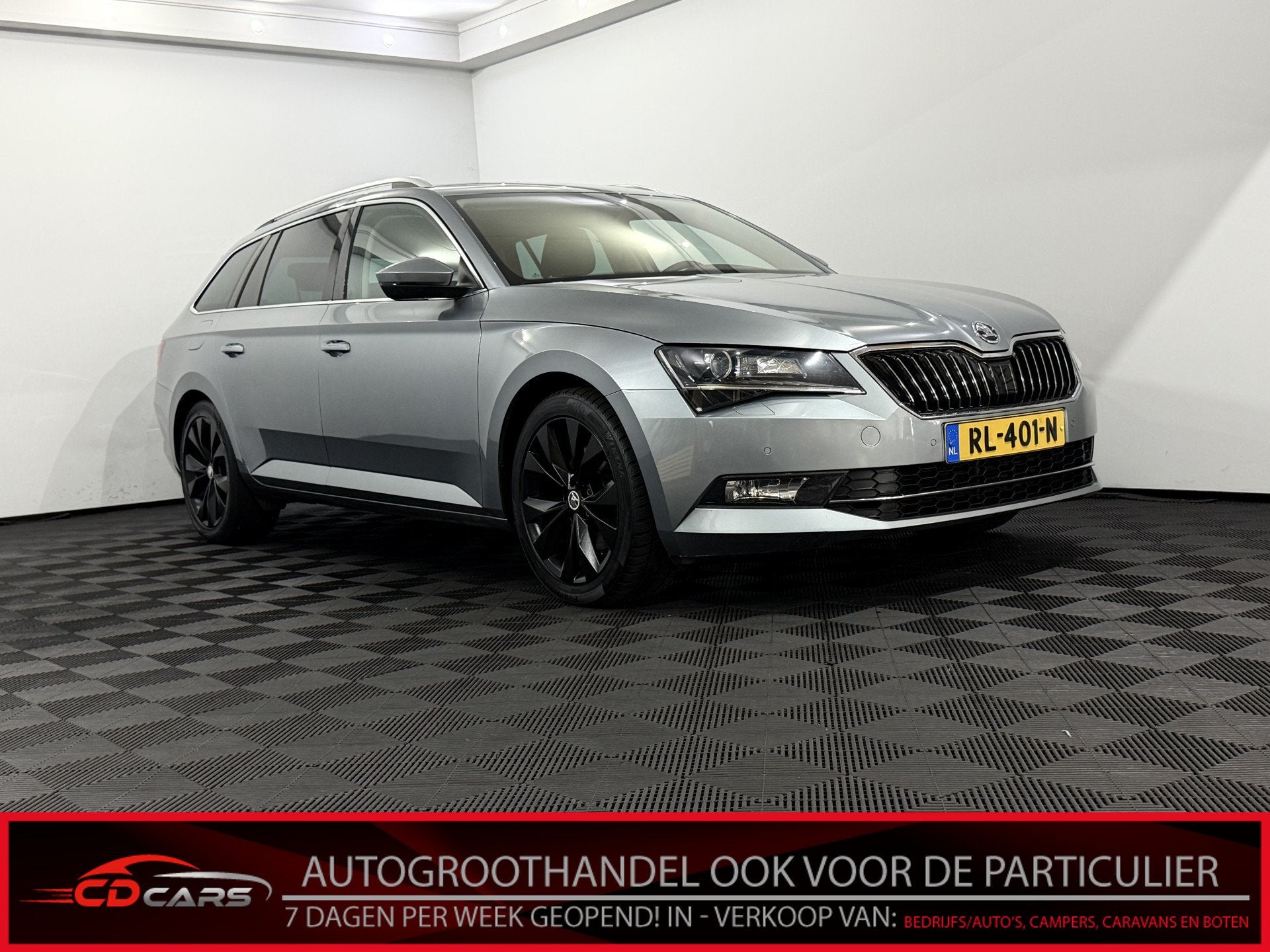 Skoda Superb Combi 1.6 TDI Greenline Business Clima, Parkeer, Auto's, Voorwielaandrijving, Stof, Gebruikt, Euro 6