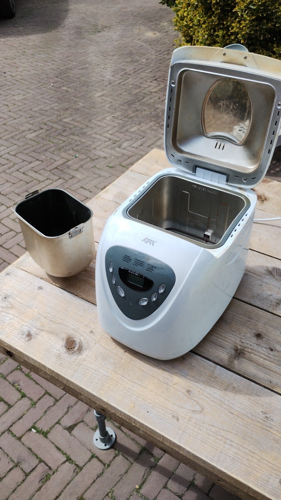 AFK Broodbakmachine BM-2 - Vers brood in een handomdraai, Met timer, 800 tot 1200 gram deeg, Ophalen of Verzenden, Gebruikt