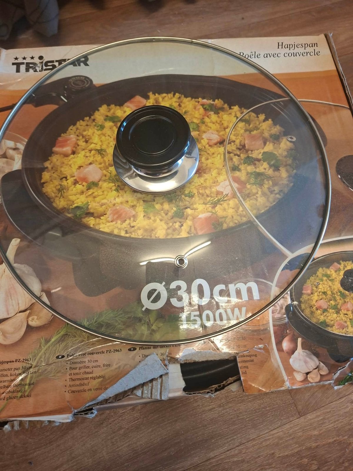 Tristar Hapjespan Ø30cm 1500W - Nieuw, Ophalen of Verzenden, Nieuw