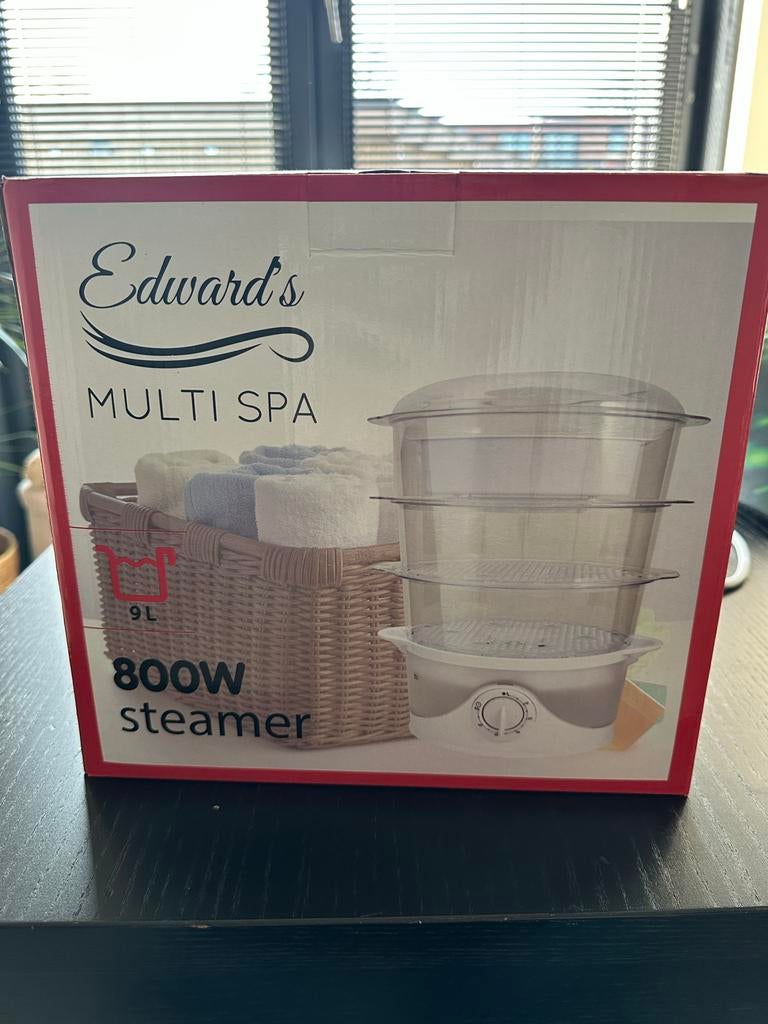 Edwards Multi Spa 800W Steamer - Handdoekwarmer, Witgoed en Apparatuur, Stoomapparaten, Zo goed als nieuw, Stoomreiniger, Ophalen of Verzenden