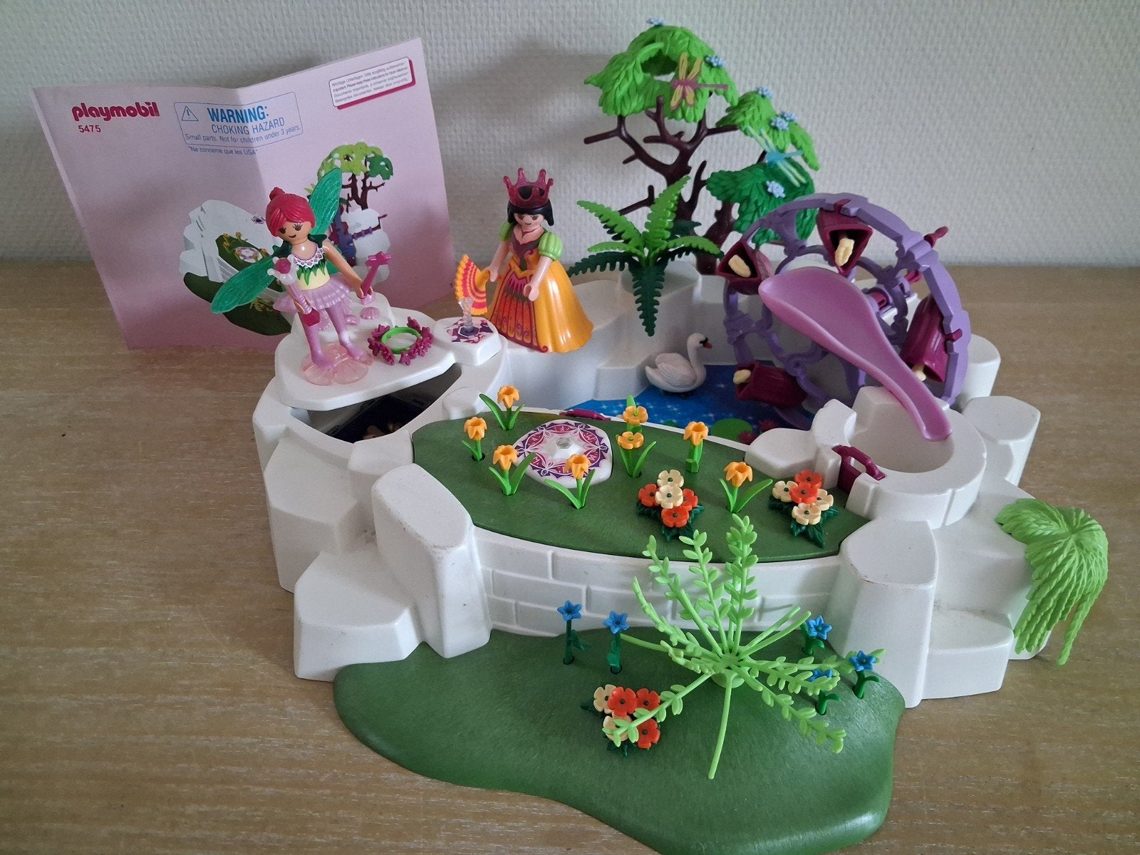 Playmobil prinses en fee in tuin met groeiende bloemen s5475, Ophalen of Verzenden, Zo goed als nieuw
