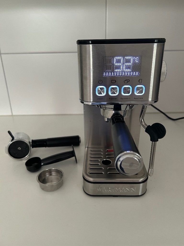 Wartmann WM-2501 EM espressomachine, 20 bar, compleet, Ophalen of Verzenden, Zo goed als nieuw, Overige merken, Overige typen