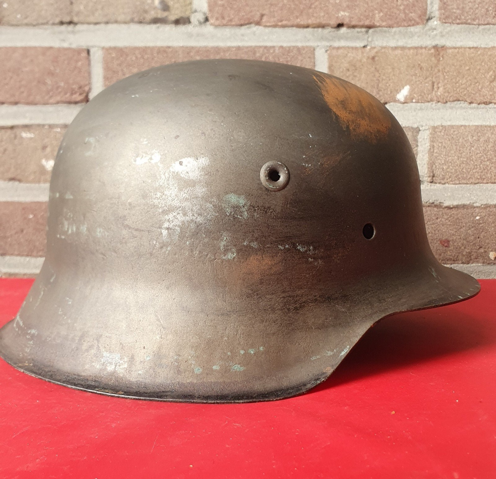 M42 duitse helm, Verzamelen, Ophalen of Verzenden, Duitsland, Helm of Baret
