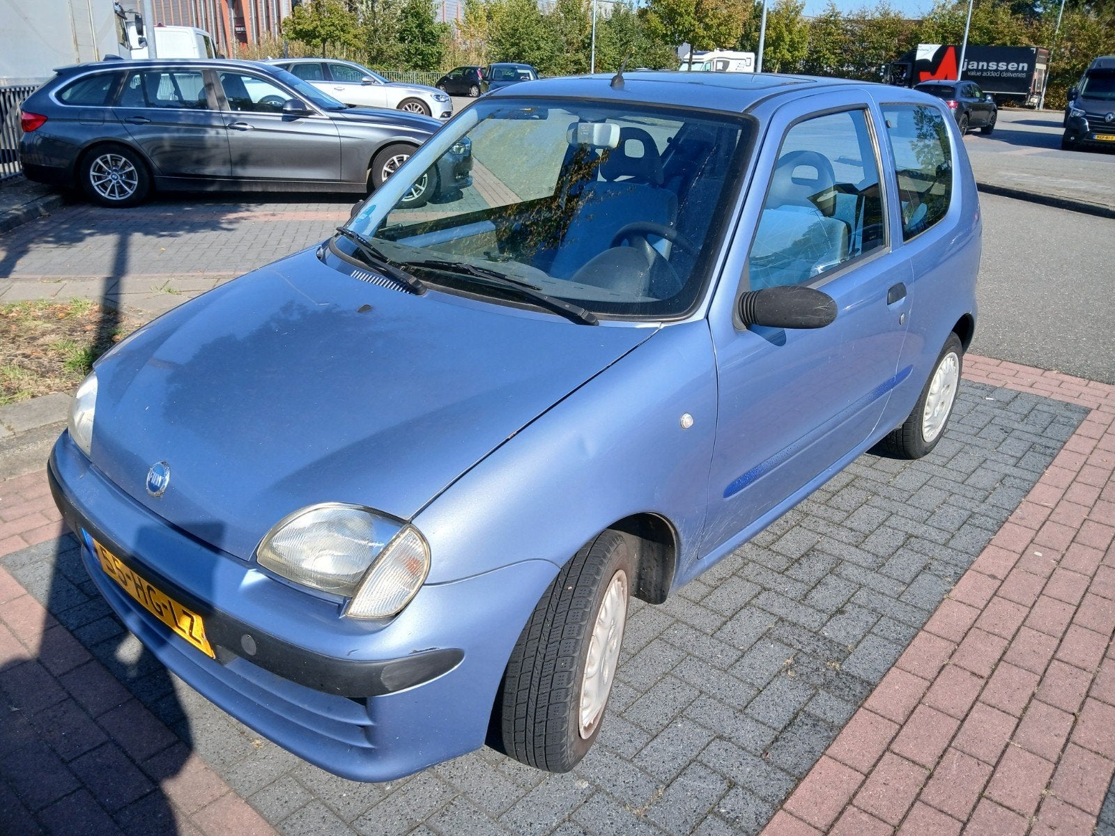 Fiat Seicento 1.1 2001 Blauw, Voorwielaandrijving, Blauw, Origineel Nederlands, 400 kg