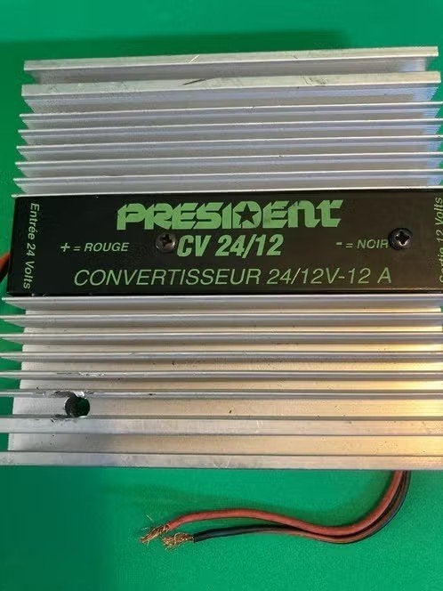 CONVERTER 24/12 V-12A PRESIDENT CV 24/12V-12A, Ophalen of Verzenden, Zo goed als nieuw, Zender en Ontvanger