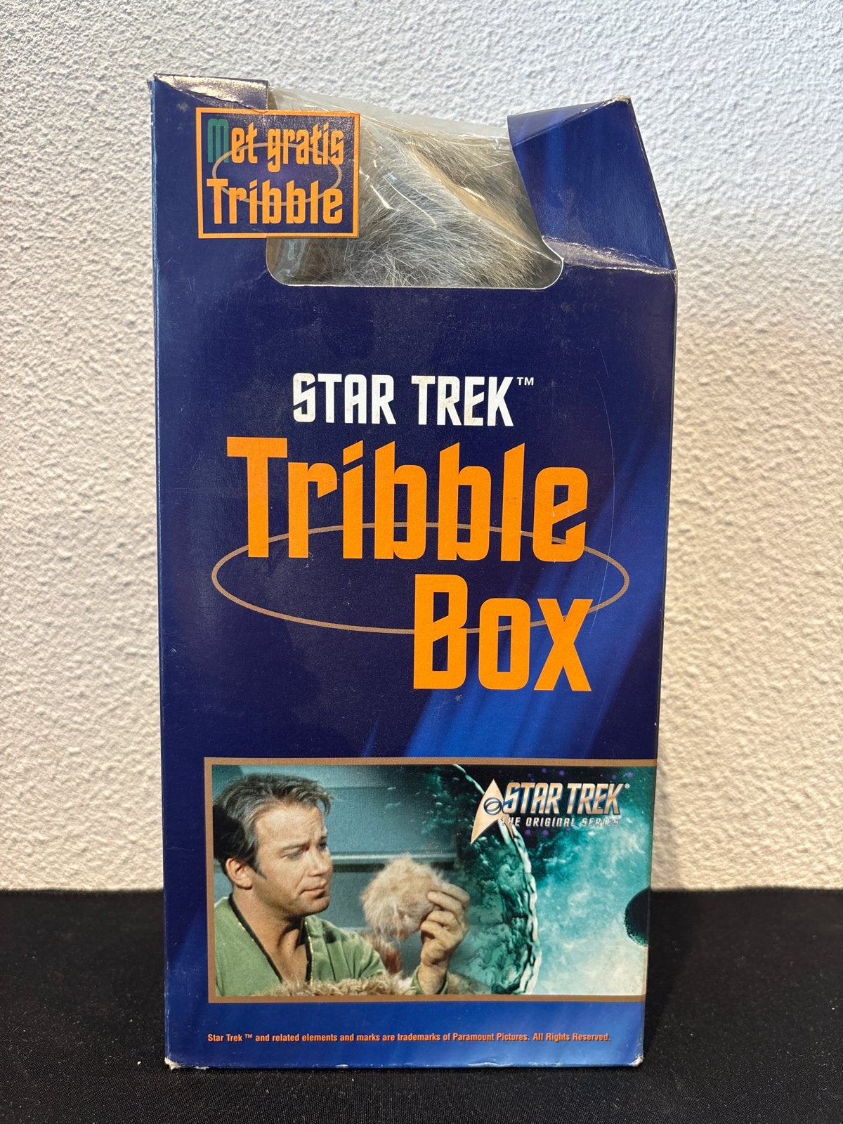 Collectors item Star Trek Tribble Box VHS met gratis Tribble, Cd's en Dvd's, VHS | Film, Vanaf 6 jaar, Ophalen of Verzenden, Gebruikt