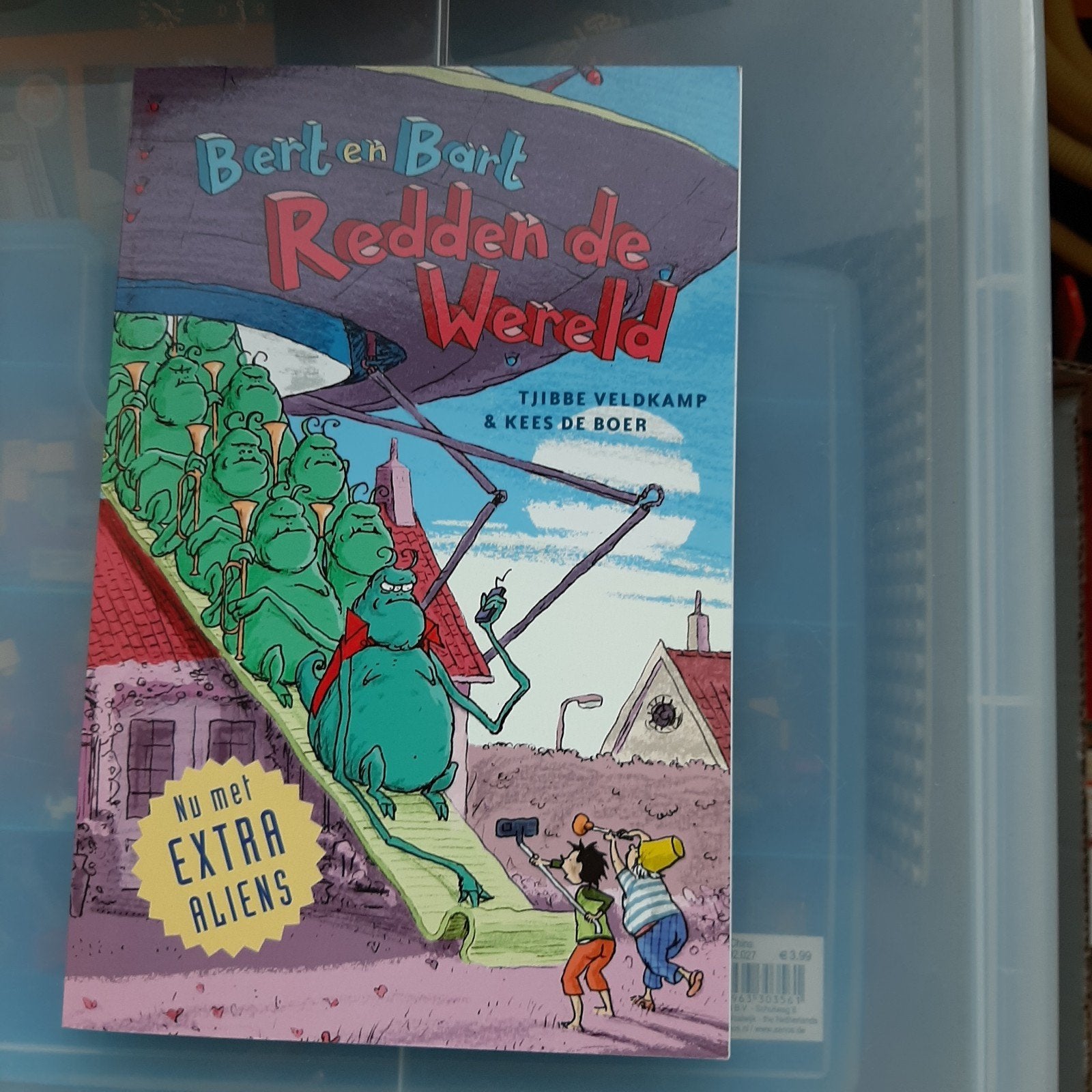 boek Bert en Bart redden de wereld, Veldkamp & de Boer, Ophalen of Verzenden, Zo goed als nieuw