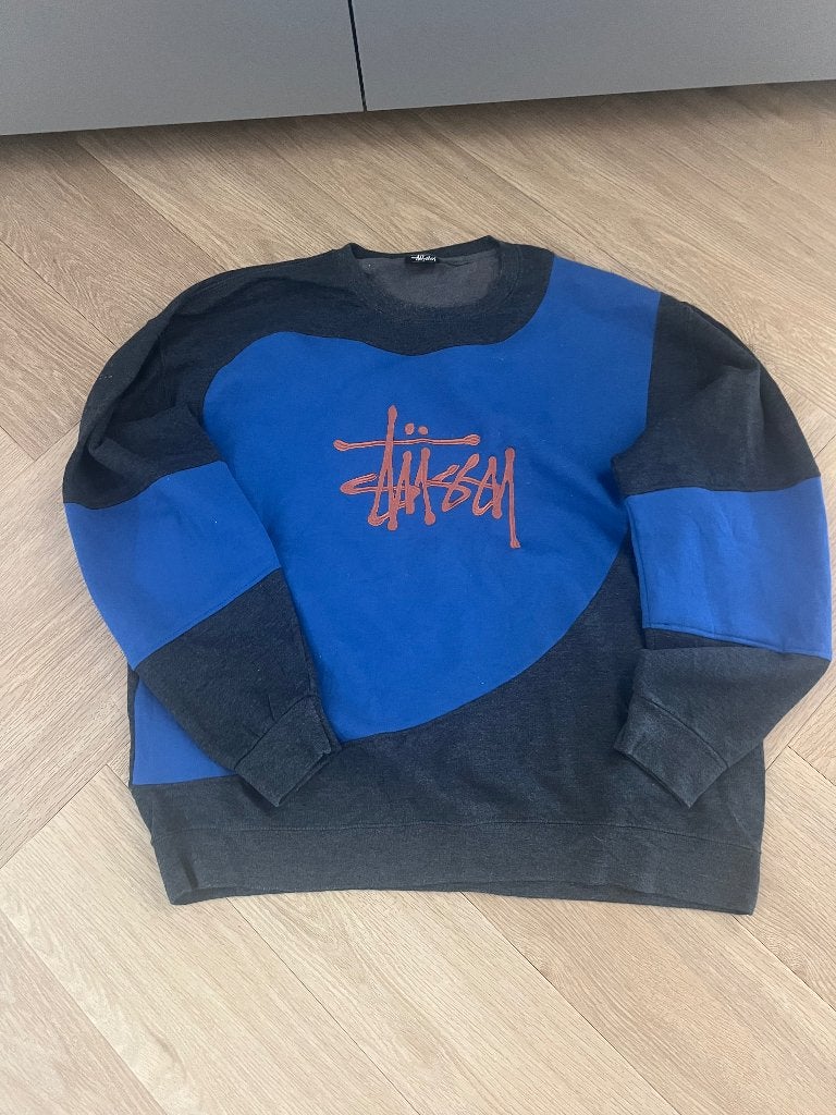 Stüssy trui, XL, Stussy, Verzenden, Blauw, Maat 56/58 (XL)