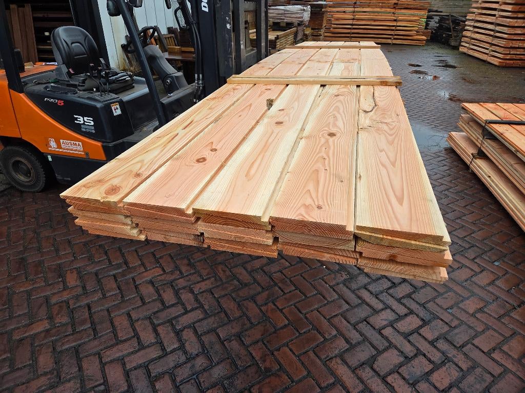 27 m2 Douglas Zweeds rabat - nr: TP151, Ophalen, Nieuw, 250 cm of meer, Planken
