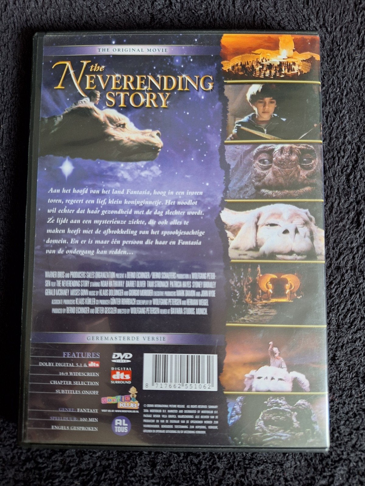 Dvd the neverending story, Engels, Alle leeftijden, Nederlands, Fantasy