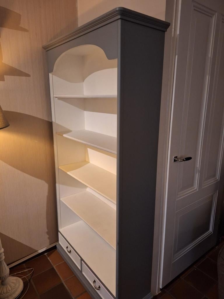 boekenkast, Ophalen, 100 tot 150 cm, Zo goed als nieuw, Met lade(s)
