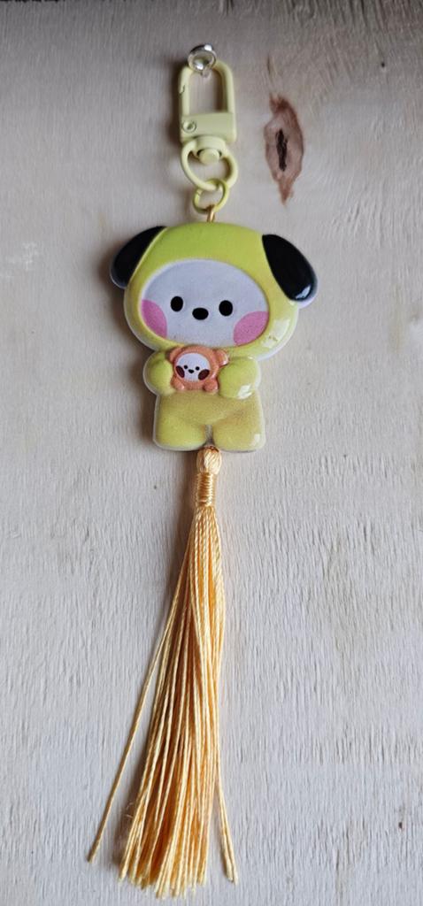 Yellow bt21, bts keychain, Ophalen of Verzenden, Nieuw