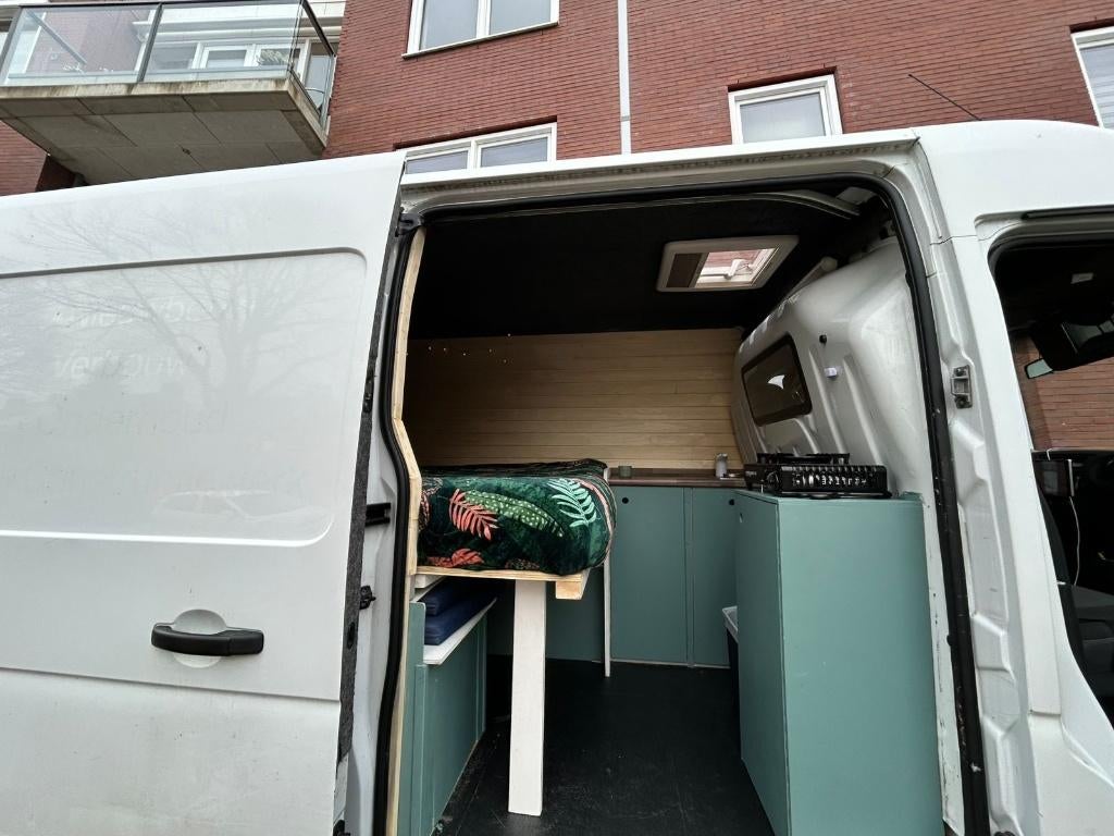 zelfgebouwde Opel Movano L2H2 camper – klaar voor avontuur!, Caravans en Kamperen, Campers, Overige merken, Tot en met 2, Verwarmde buitenspiegels