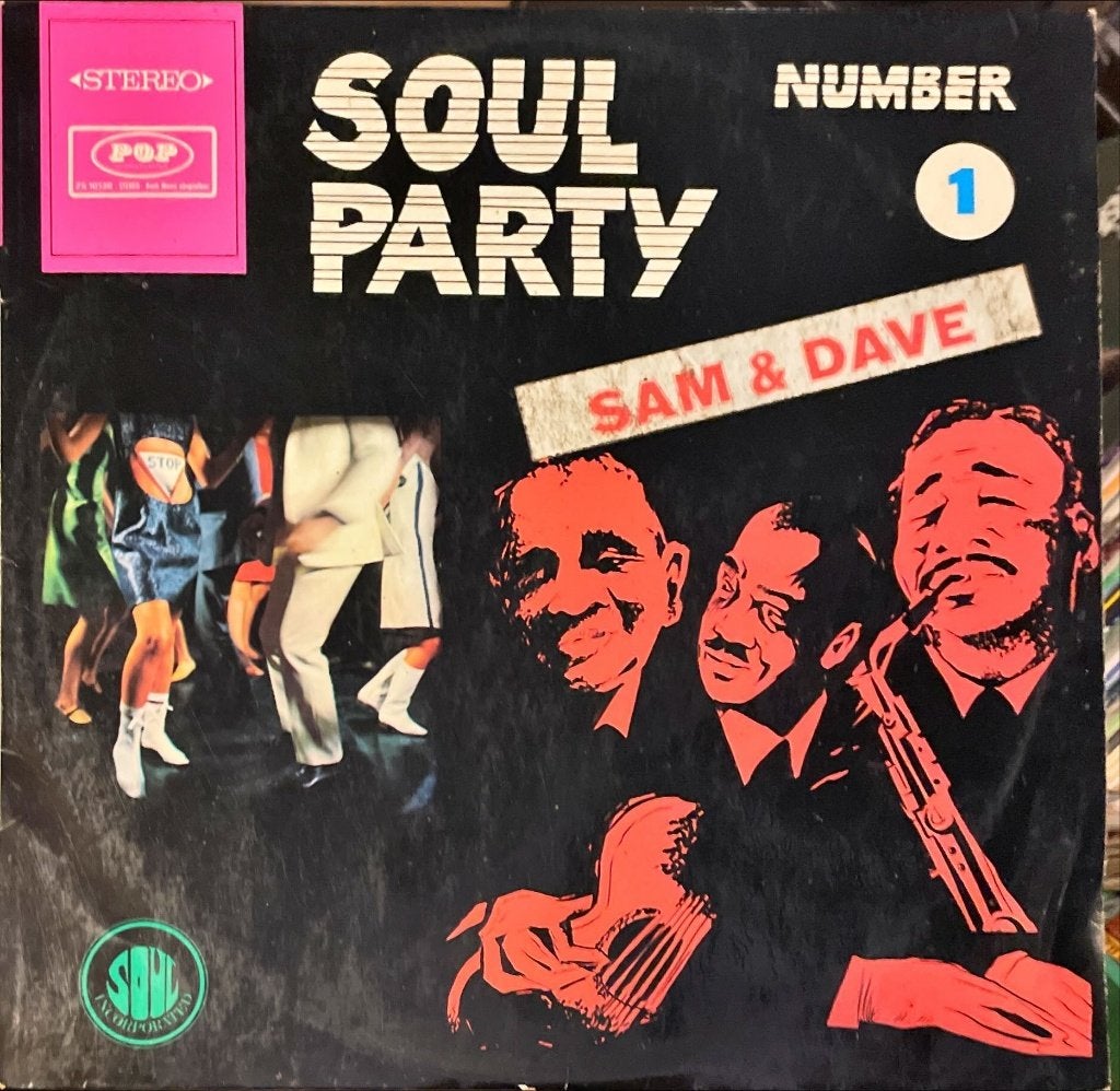 Sam & Dave - Soul Party Number 1-Pop Schallplatten/Duitsland, Cd's en Dvd's, Vinyl | R&B en Soul, LP, Gebruikt, Inclusief binnenhoes