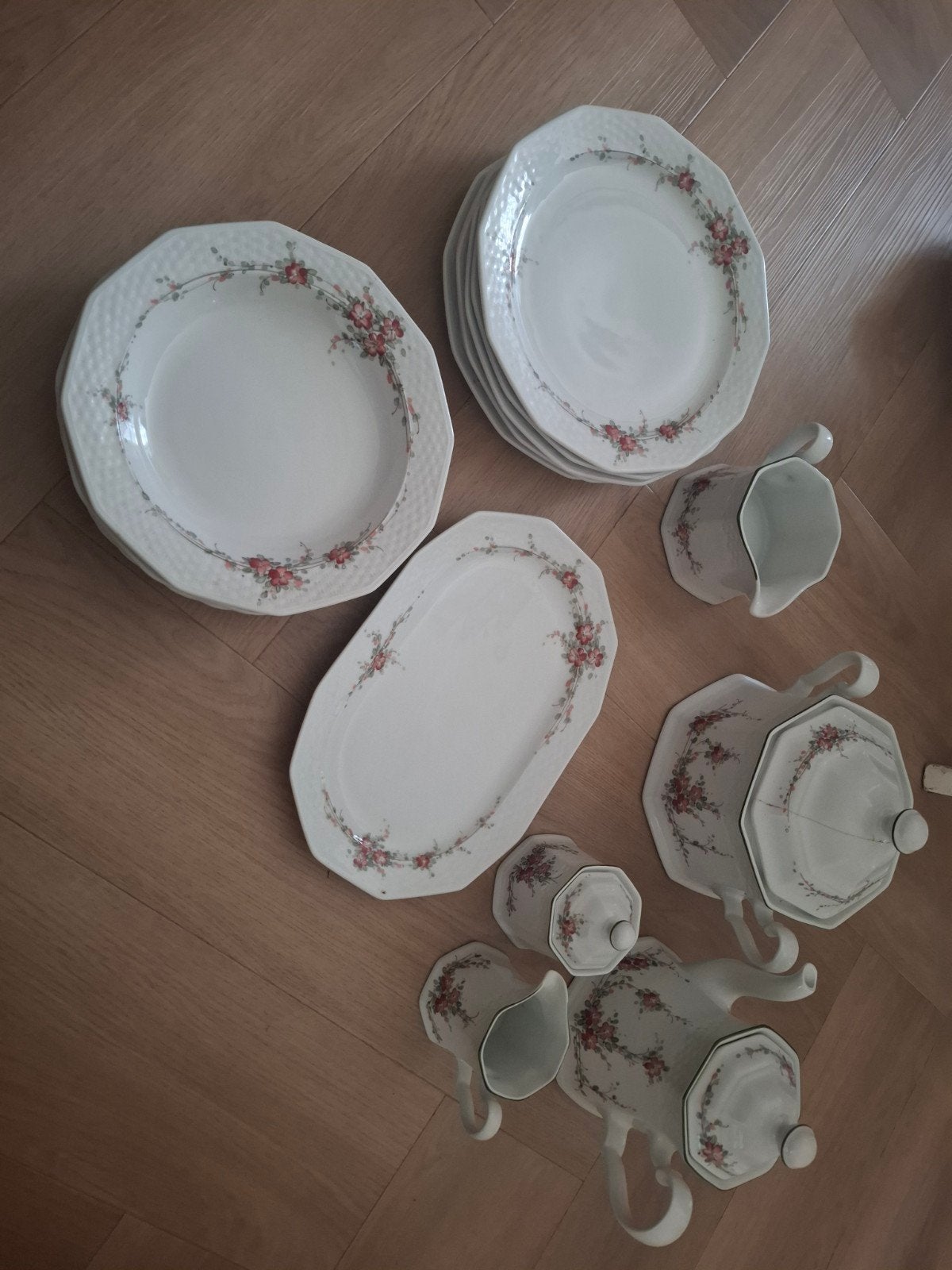 Winterling Röslau Bavaria Servies Set - Theekan, Borden, Gebruikt, Overige merken, Klassiek, Ophalen of Verzenden