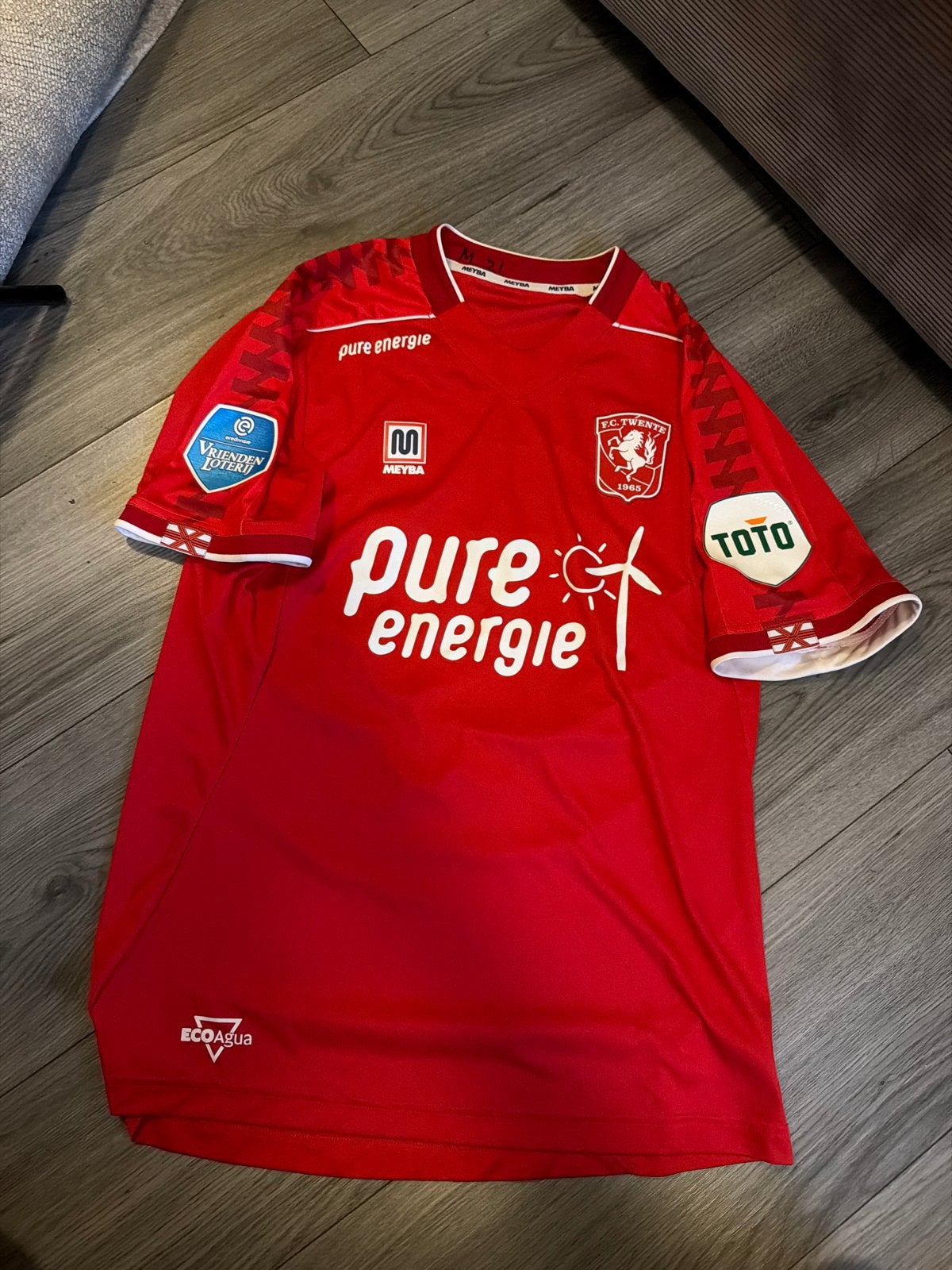 Matchworn FC Twente Dervişoğlu Thuisshirt, Maat M, Ophalen, Gebruikt, Shirt