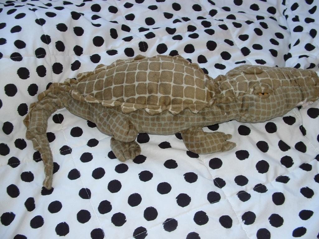 IKEA ALLIGATOR KROKODIL HARKSKARE KLAPPAR VELOURS, Verzenden, Nieuw, Overige typen