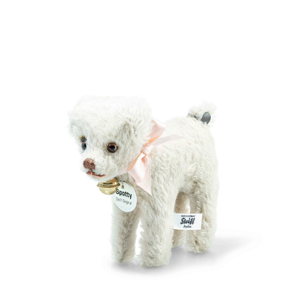 2024 Steiff Spotty hond, repl 1928. 12cm. Halve prijs., Verzamelen, Beren en Cherished Teddies, Info@steiff.com, Steiff, Richard-Steiff-Straße 4, Giengen