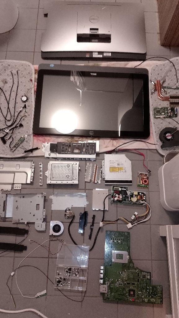 Dell Inspiron One 2320 Project Set Onderdelen met CPU., HDD, 8 GB, Met monitor, Ophalen of Verzenden