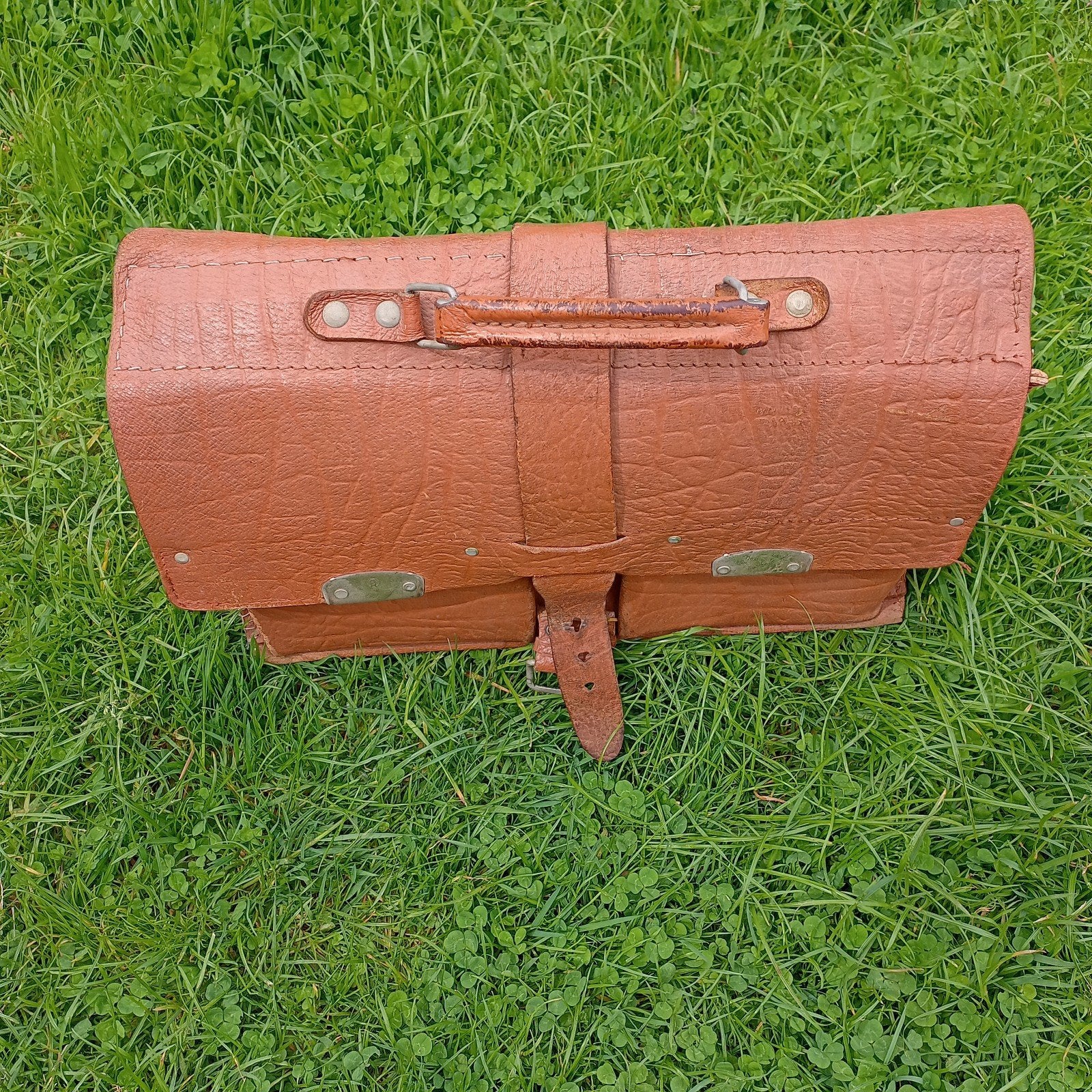 School ouderwetse/vintage, Ophalen of Verzenden, Gebruikt, Bruin, Handtas