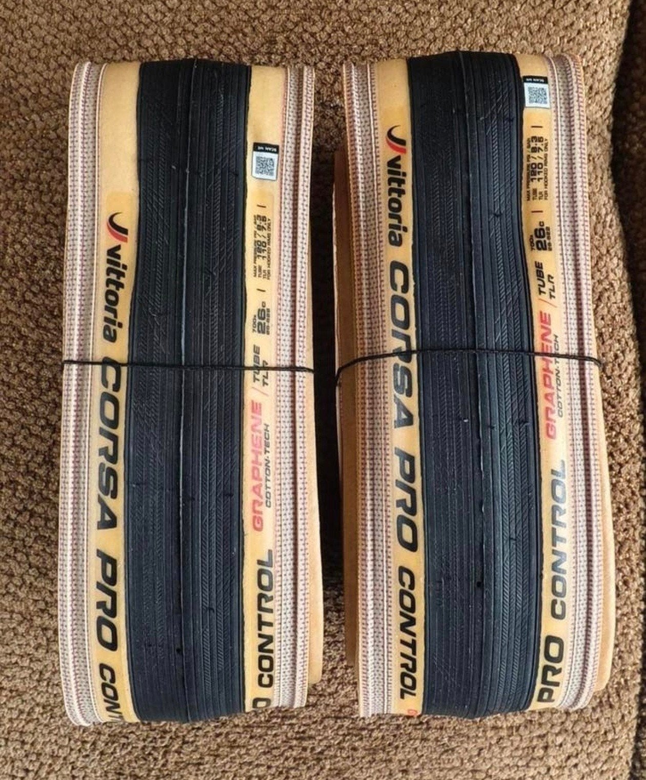 Nieuwe Vittoria Corsa Pro Control 26mm racefietsbanden, Ophalen of Verzenden, Nieuw, Carbon, Overige merken