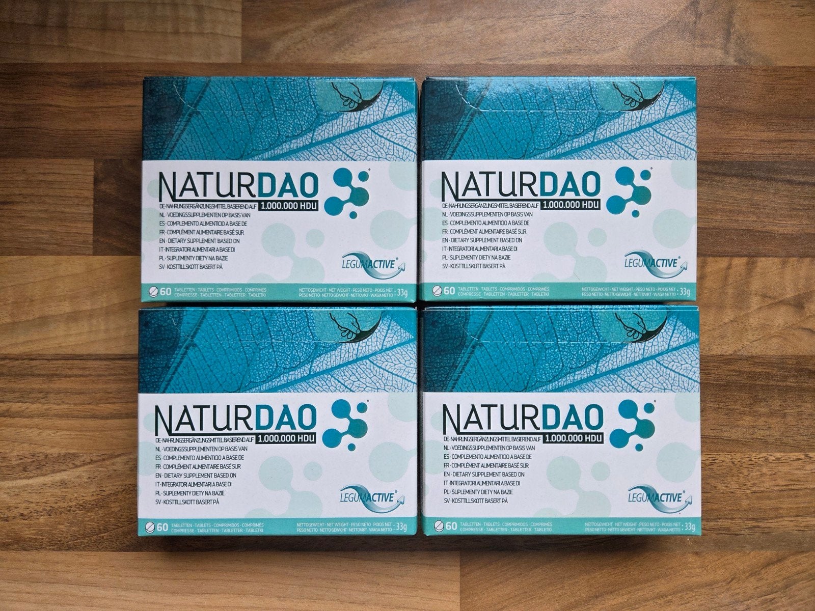 Naturdao 1.000.000 HDU - 4 verpakkingen van 60 tabletten, Ophalen of Verzenden, Nieuw, Overige typen
