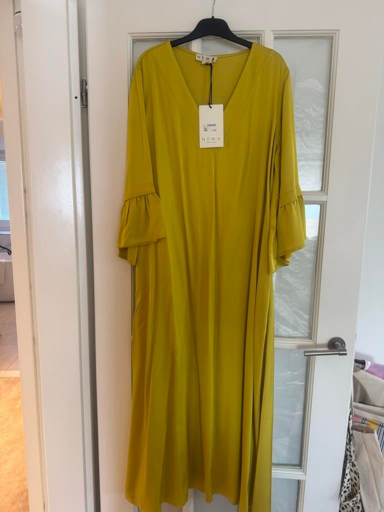 NIEUWE NEMA Resort Wear Jurk Geel - maat S, Kleding | Dames, Geel, Nieuw, Ophalen of Verzenden, Maat 36 (S)