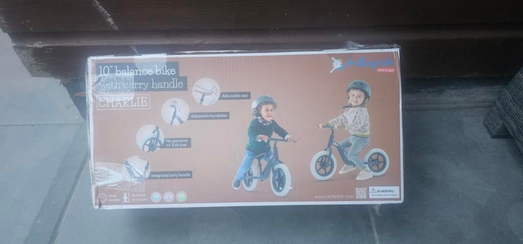 Chillafish Charlie 10" loopfiets met draaghendel, Fietsen en Brommers, Fietsen | Kinderfietsjes, Ophalen of Verzenden, Nieuw, 16 tot 20 inch