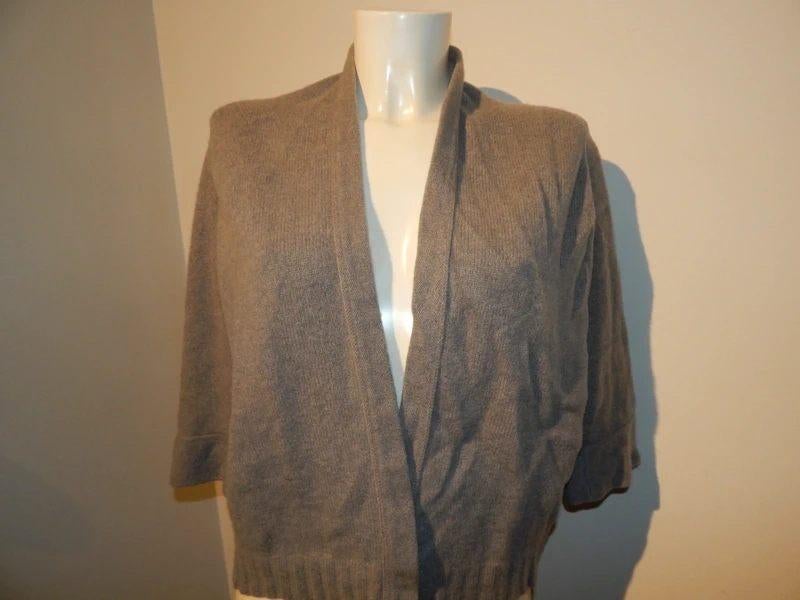 Repeat silver edition cashmere vest open vallend mt 40, Kleding | Dames, Verzenden, Grijs, Gedragen, Maat 38/40 (M)