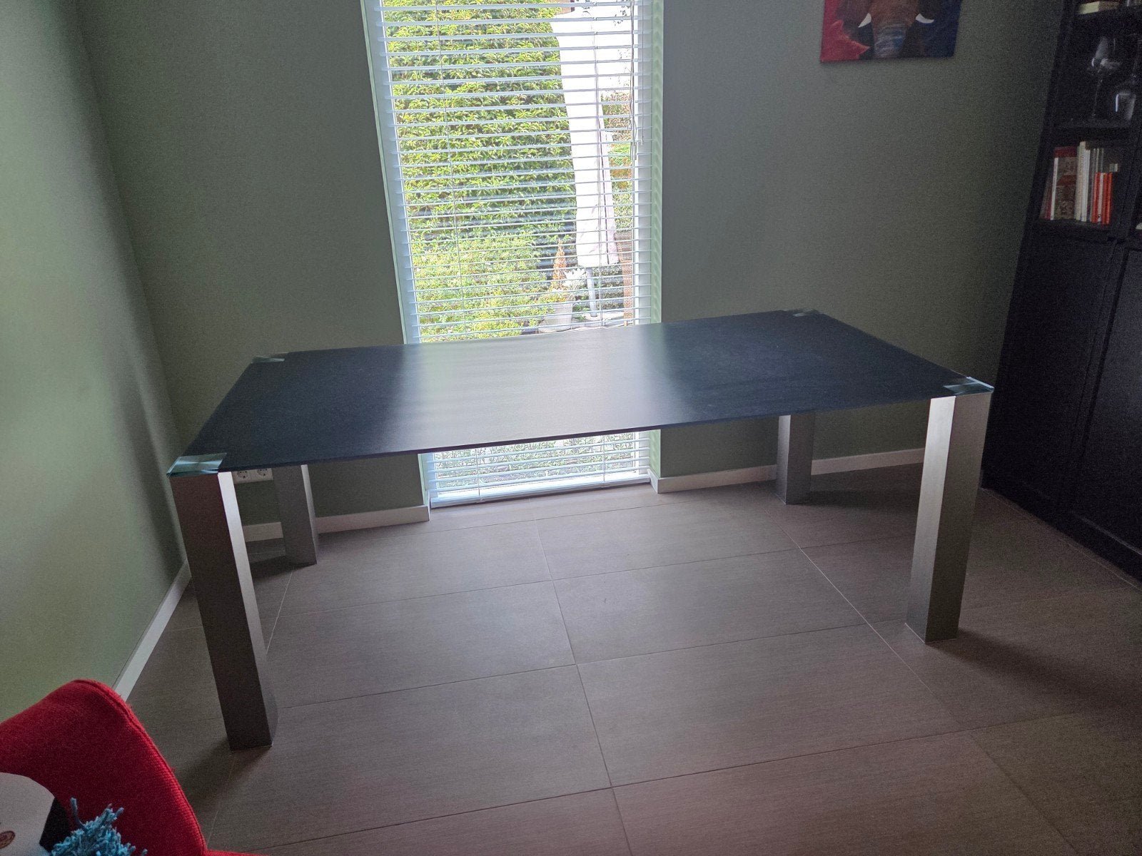eettafel 200x100 cm, Ophalen, 200 cm of meer, 50 tot 100 cm, Rechthoekig