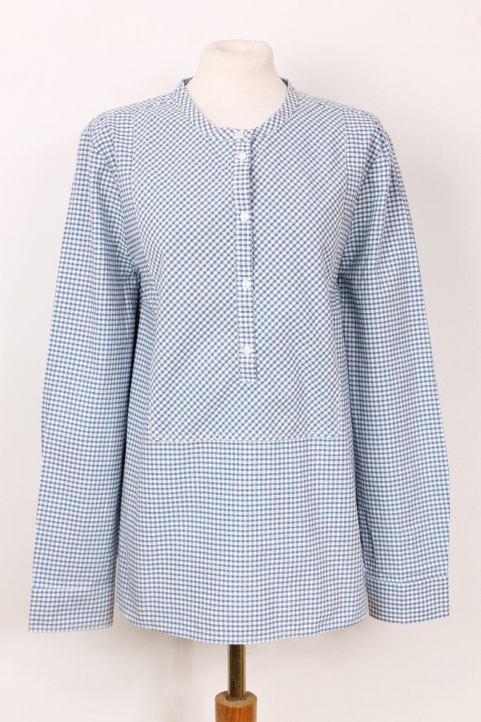 Zomer! Katoenen tuniek LONGCHAMP maat 46, Kleding | Dames, Blauw, Maat 46/48 (XL) of groter, Ophalen of Verzenden, Zo goed als nieuw