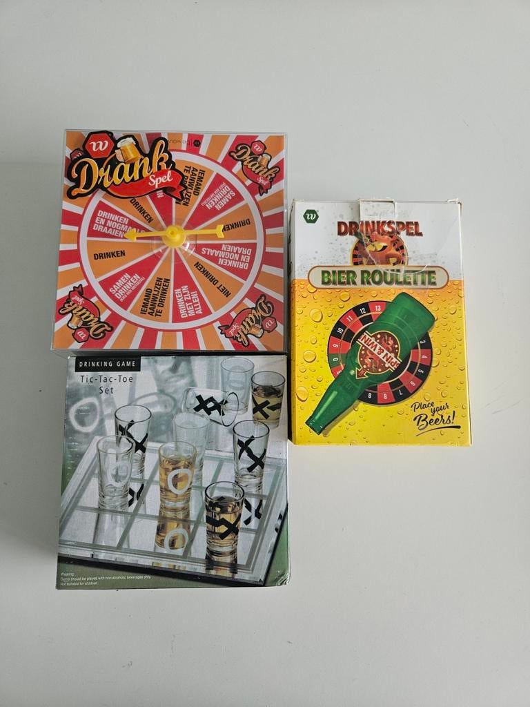 Diverse drankspellen, Ophalen