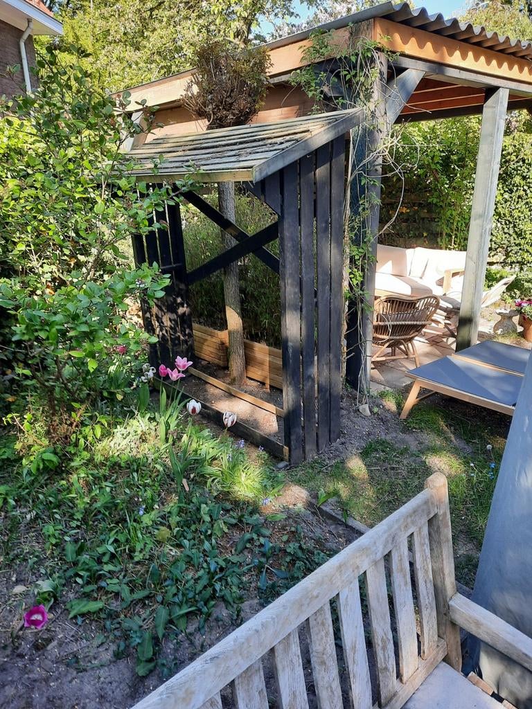 Houthok, Tuin en Terras, Ophalen of Verzenden, Kunststof, Overige typen
