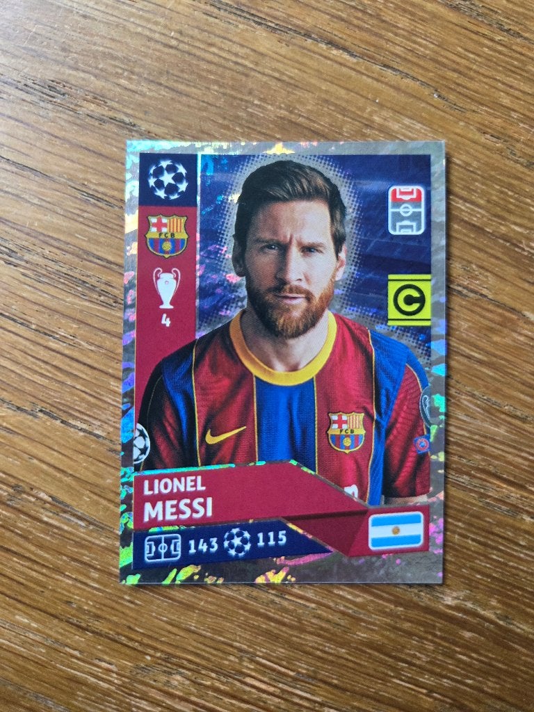 Lionel Messi #16 FC Barcelona Topps UCL 2020-2021, Ophalen of Verzenden, Zo goed als nieuw, Losse kaart, Foil