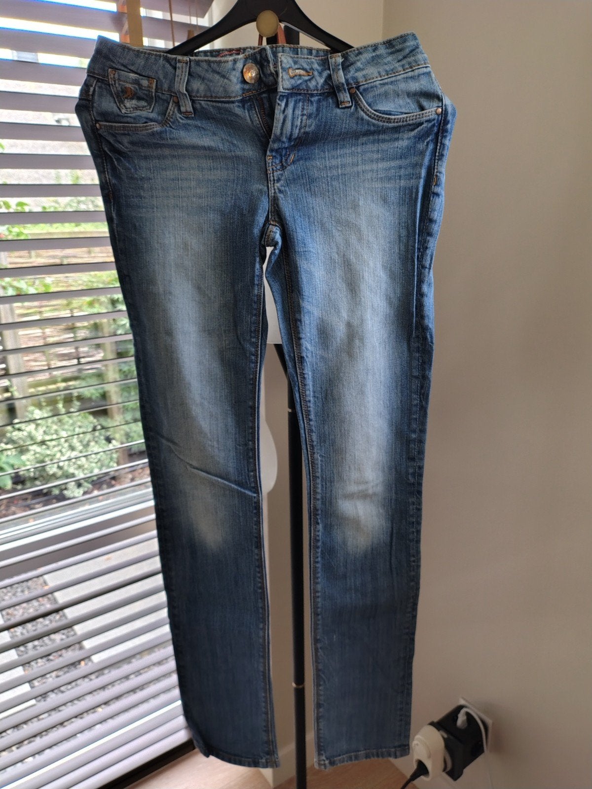 Esprit dames 26/32, Kleding | Dames, Blauw, Overige jeansmaten, Ophalen of Verzenden, Gedragen