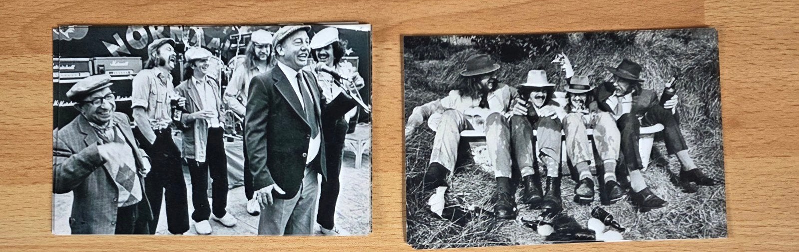 2 Zwart-wit foto's van popgroep Normaal, Ophalen, 1960 tot 1980, Foto, Zo goed als nieuw