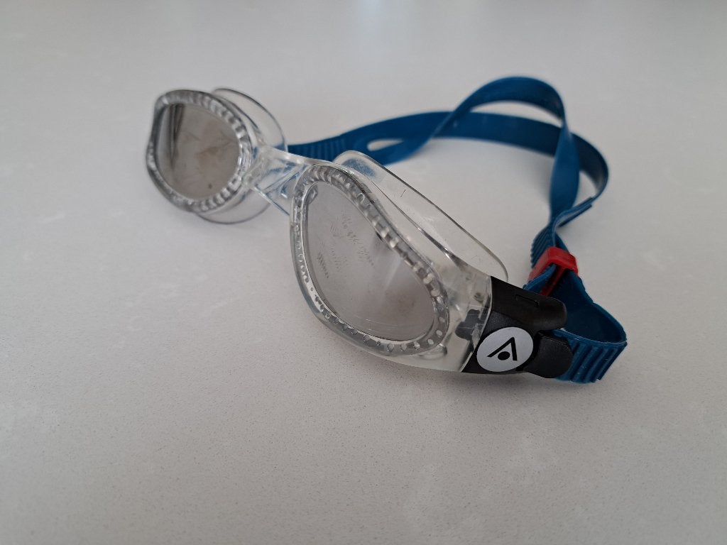 Zwembril Aquasphere met spiegelglas, Ophalen, Zo goed als nieuw