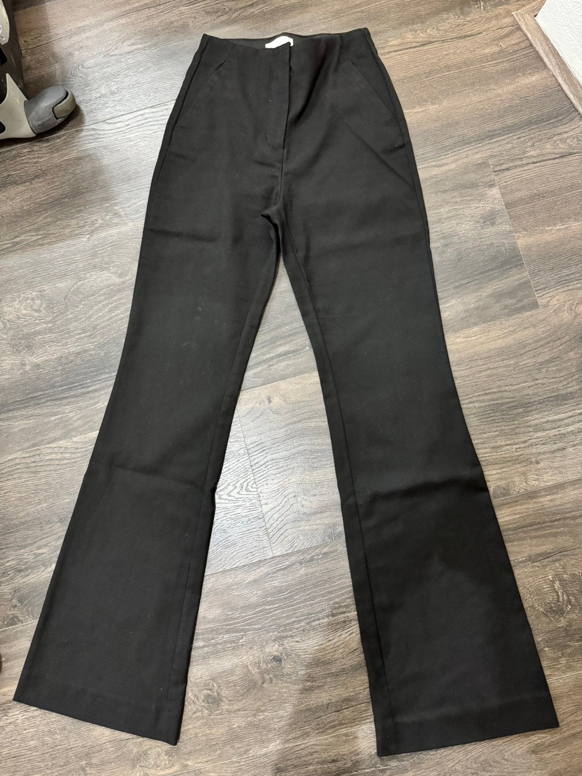 Zwarte H&M flared broek maat 32, Zwart, Ophalen of Verzenden, Maat 34 (XS) of kleiner, Lang