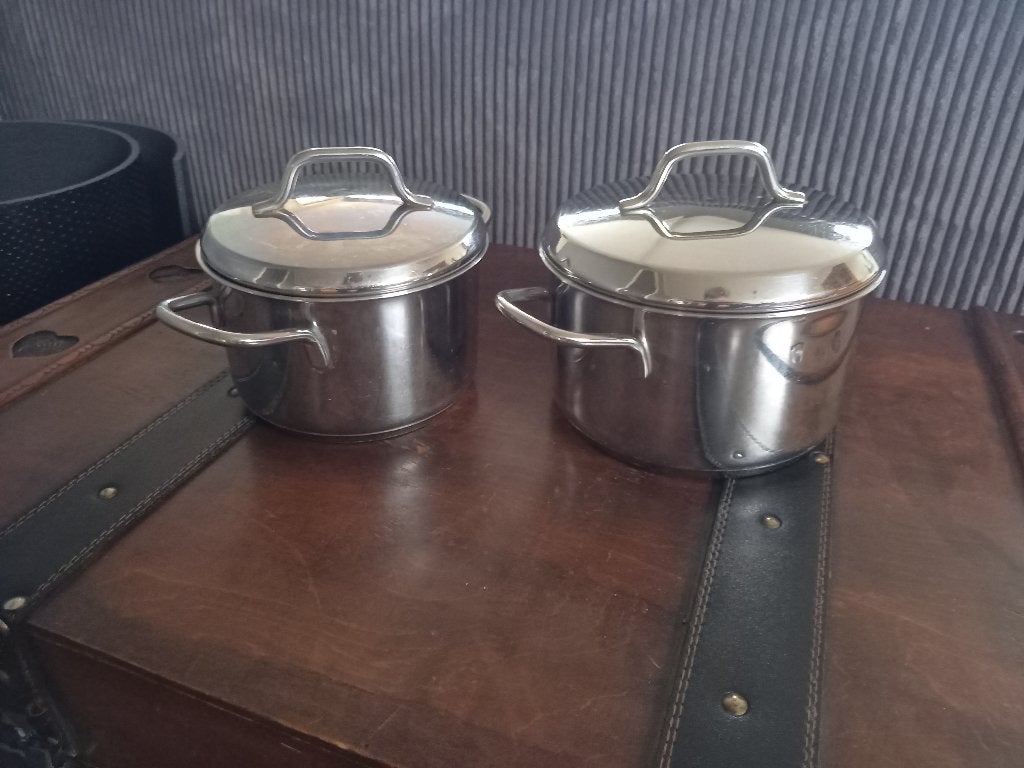 kookpannen, Gebruikt, Ophalen of Verzenden, Rvs, Kookpan