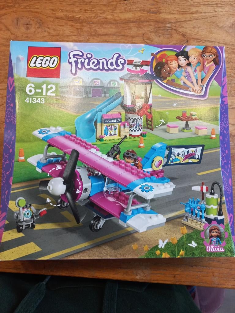 LEGO Friends 41343 Heartlake City Vliegtuig Avontuur, Compleet, Lego, Friends, Ophalen of Verzenden